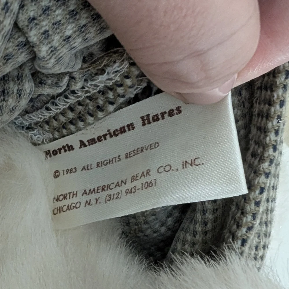 North American Hares Vintage Esther Bunny From 1983